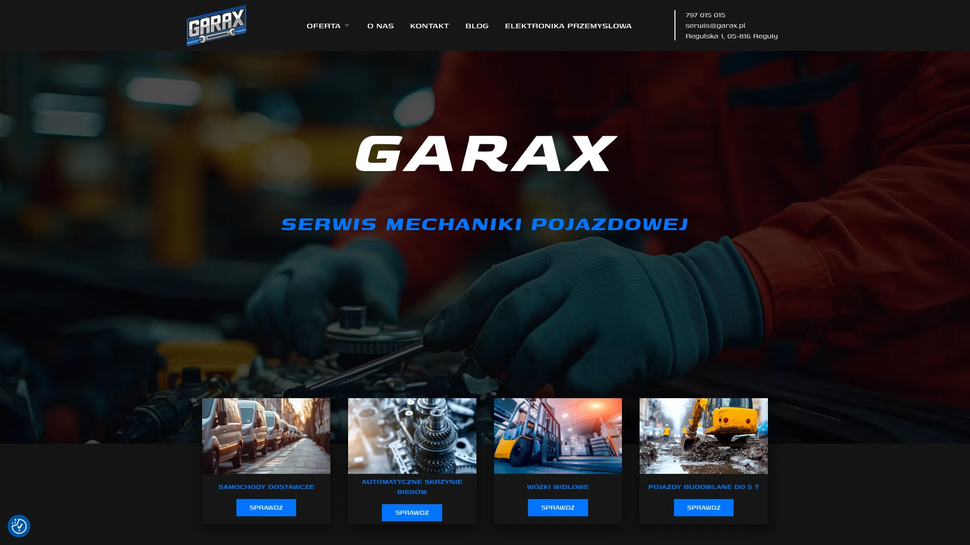 Screenshot of garax.pl