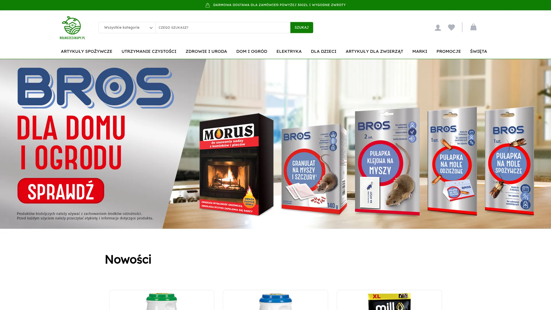 Screenshot of rolniczezakupy.pl