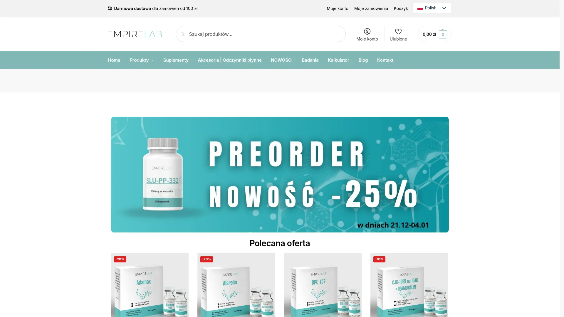 Screenshot of empirelab.pl