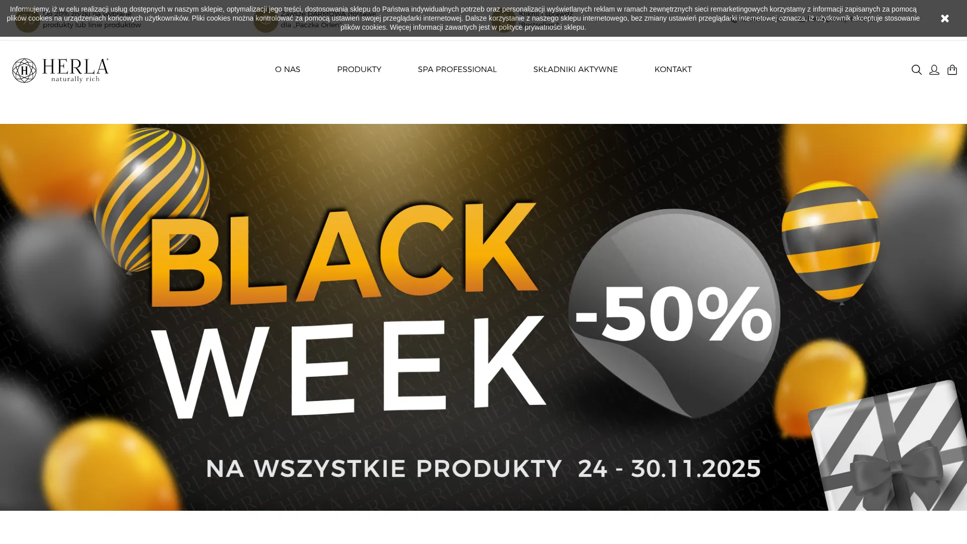 Screenshot of sklep.herla.eu
