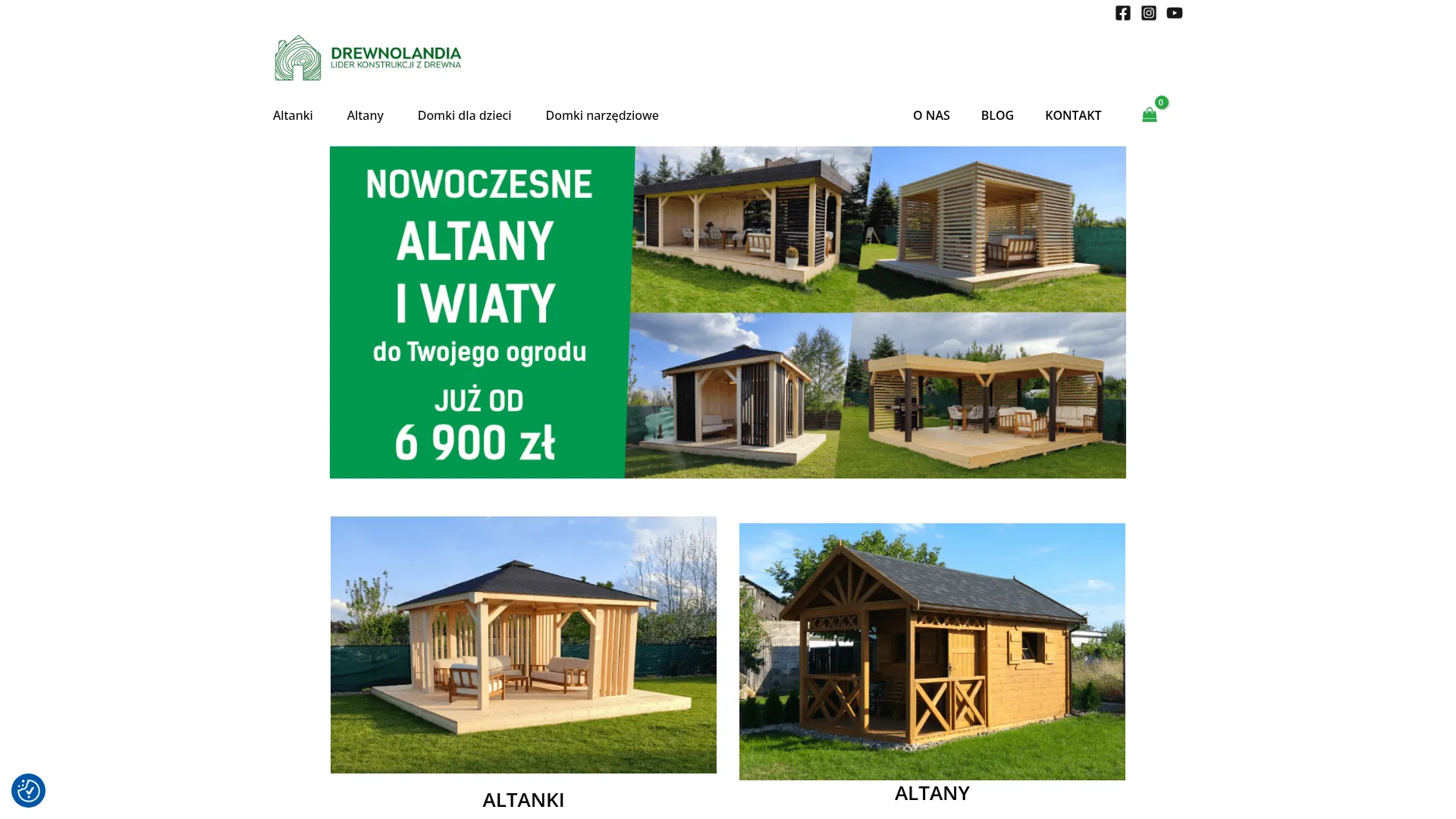 Screenshot of domekialtanka.pl