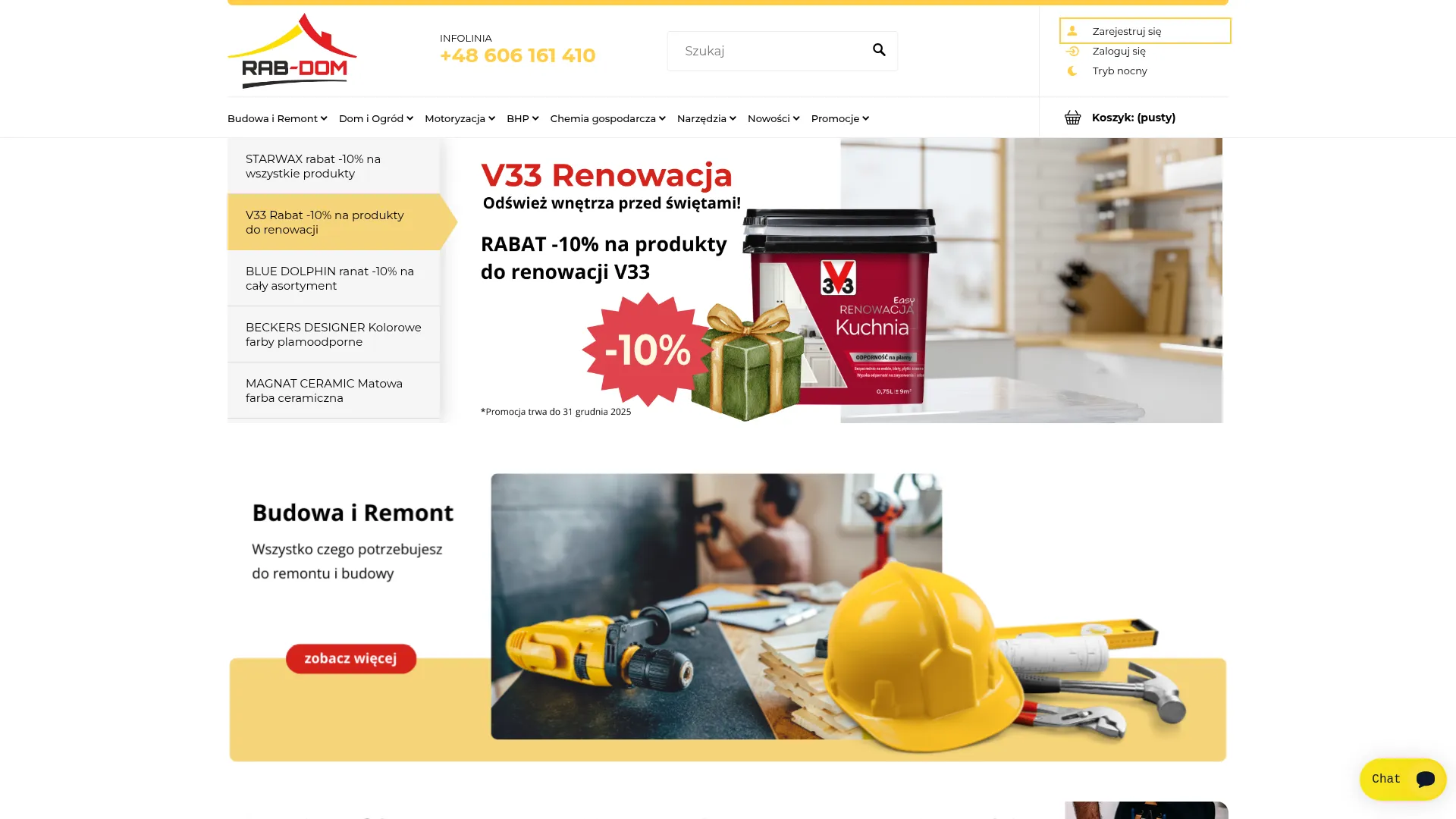 Screenshot of www.rabdom.pl