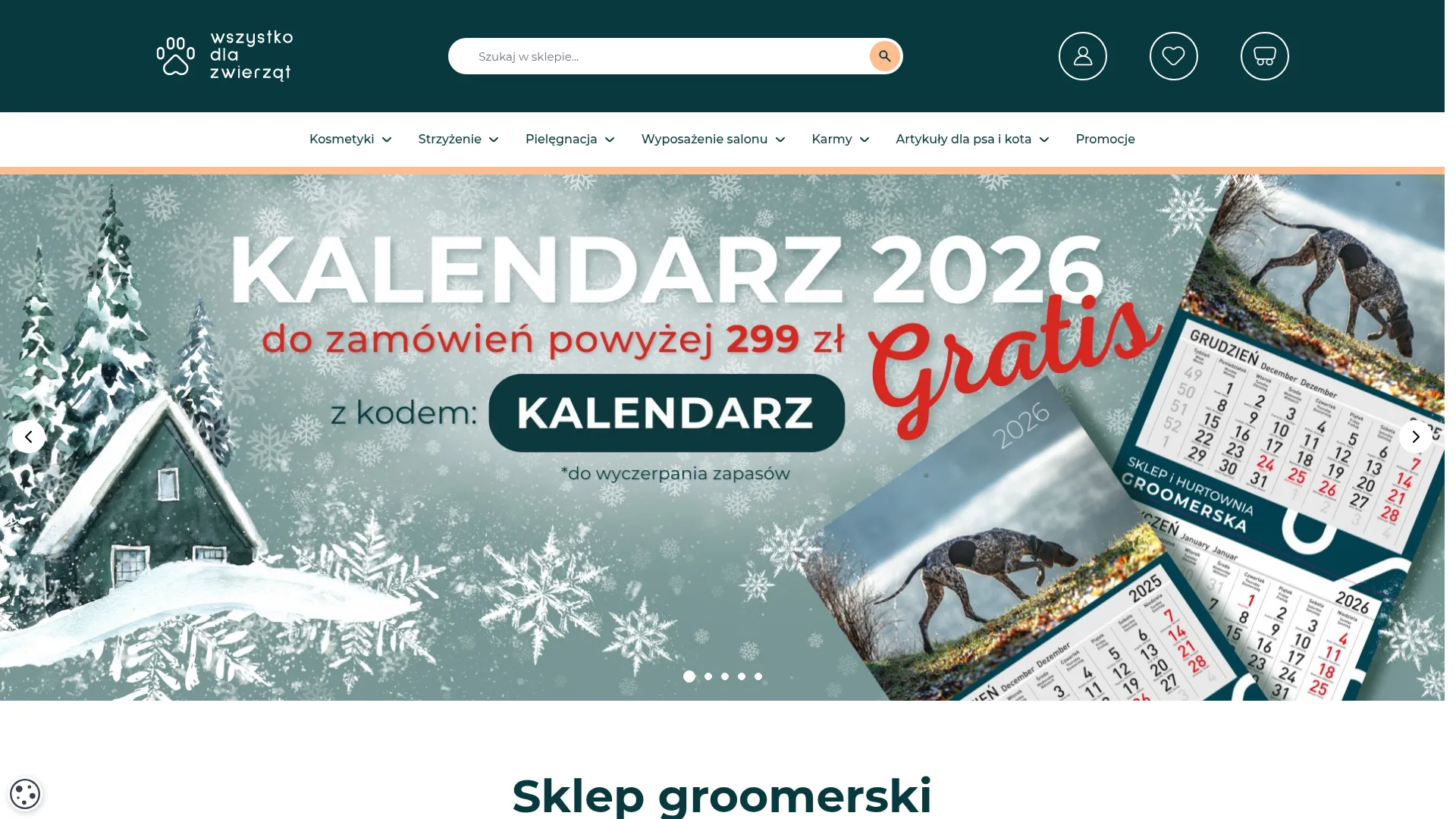 Screenshot of www.wszystkodlazwierzat.pl