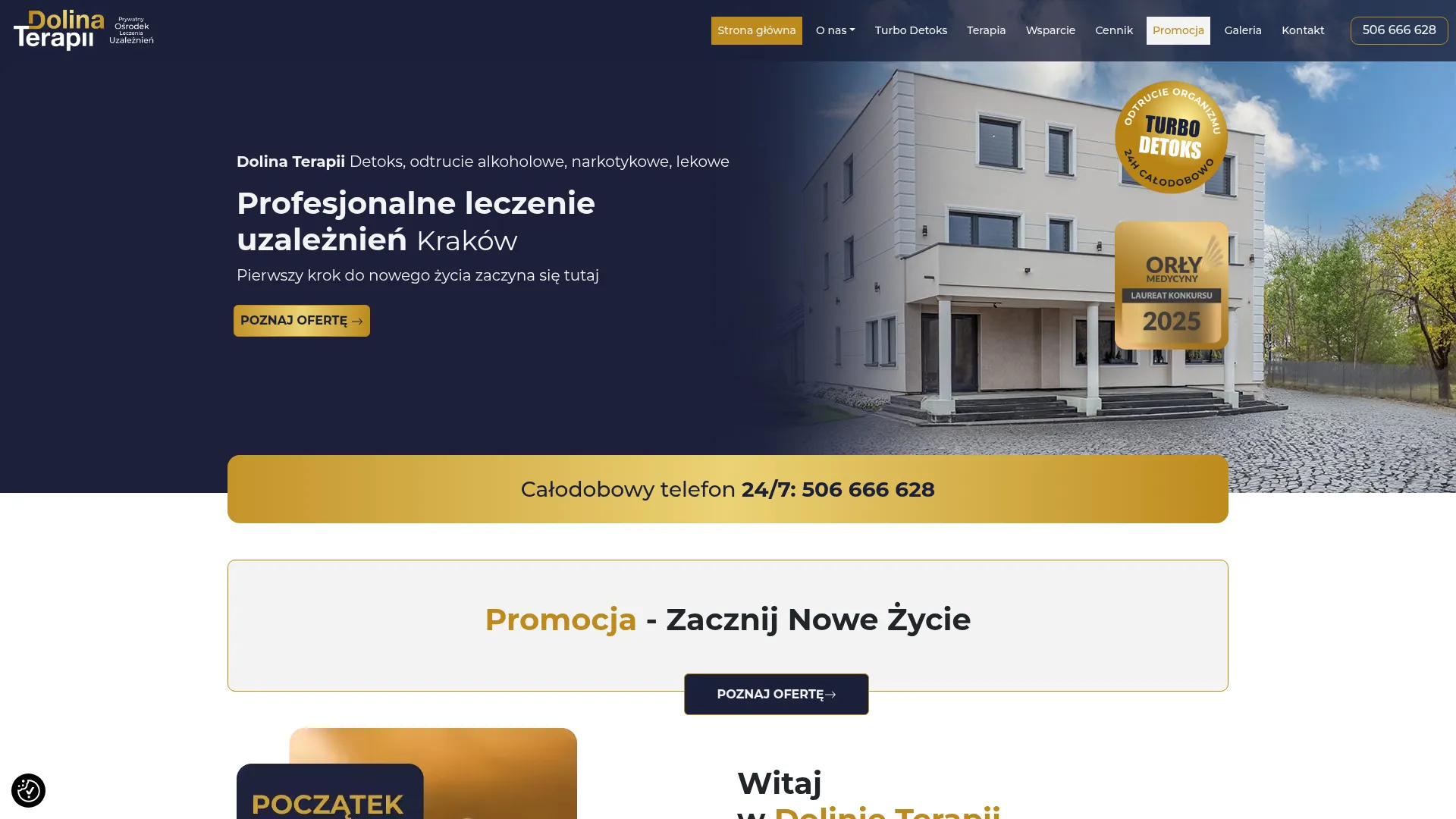 Screenshot of www.dolinaterapii.pl