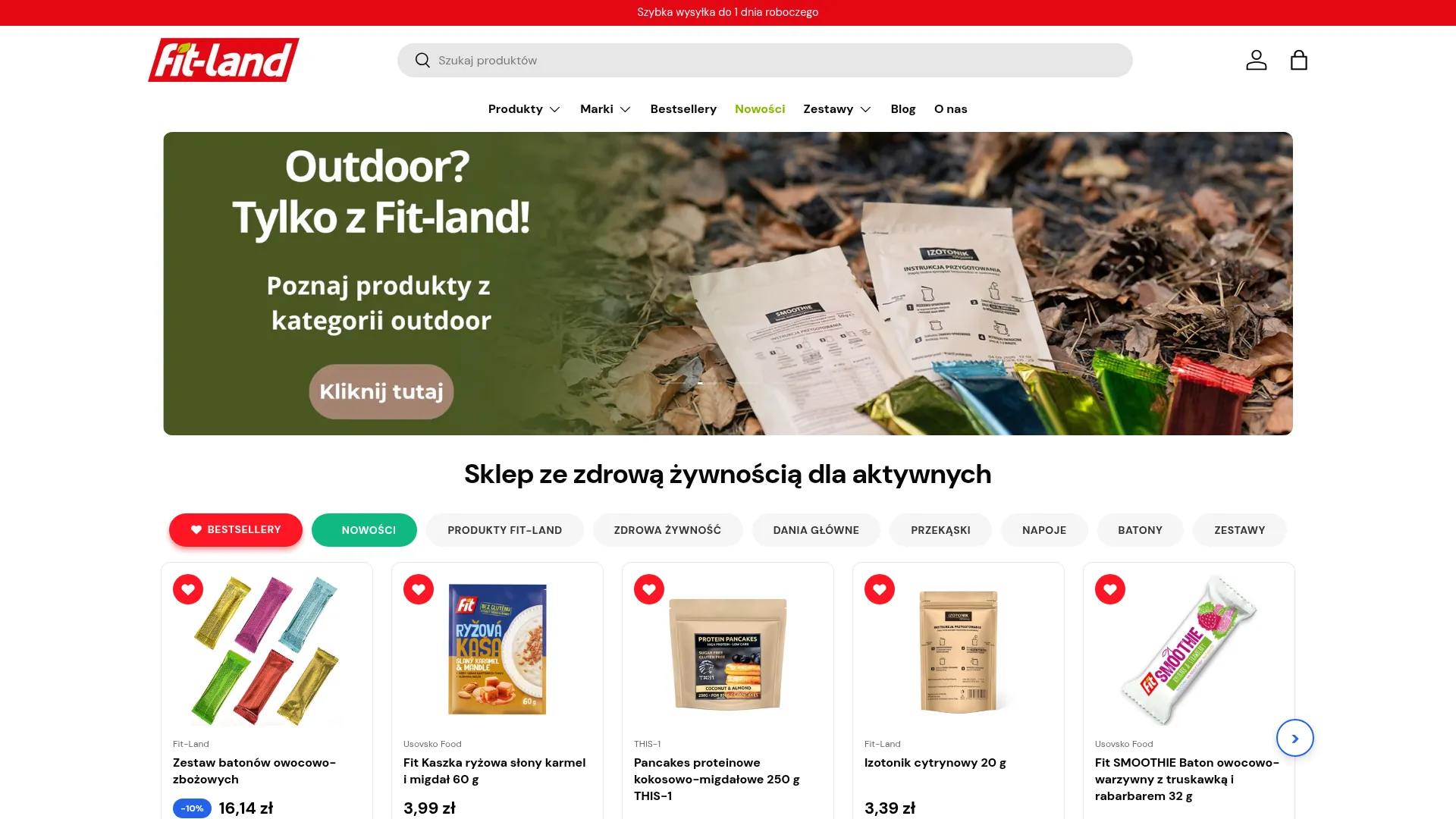 Screenshot of fit-land.eu