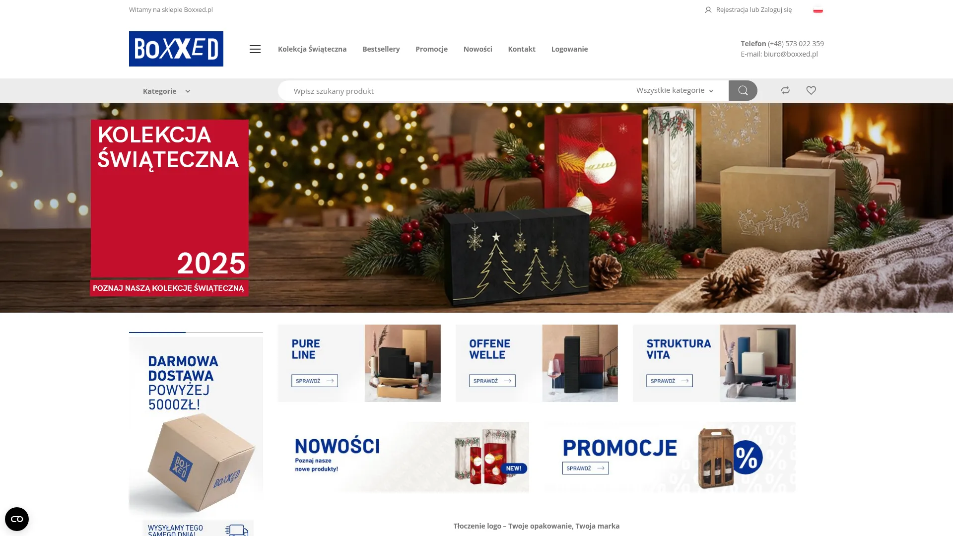 Screenshot of boxxed.pl