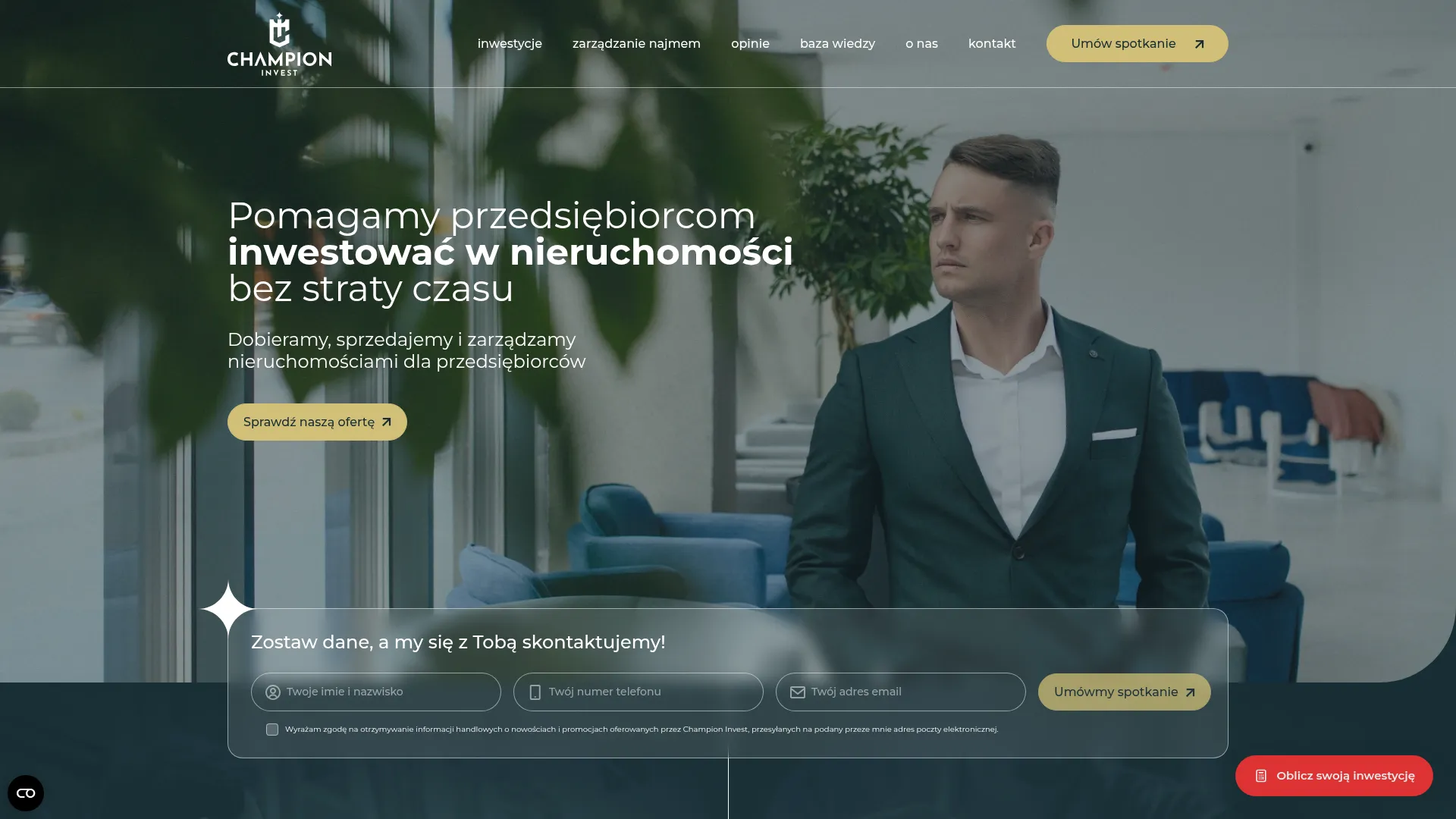 Screenshot of championinvest.pl