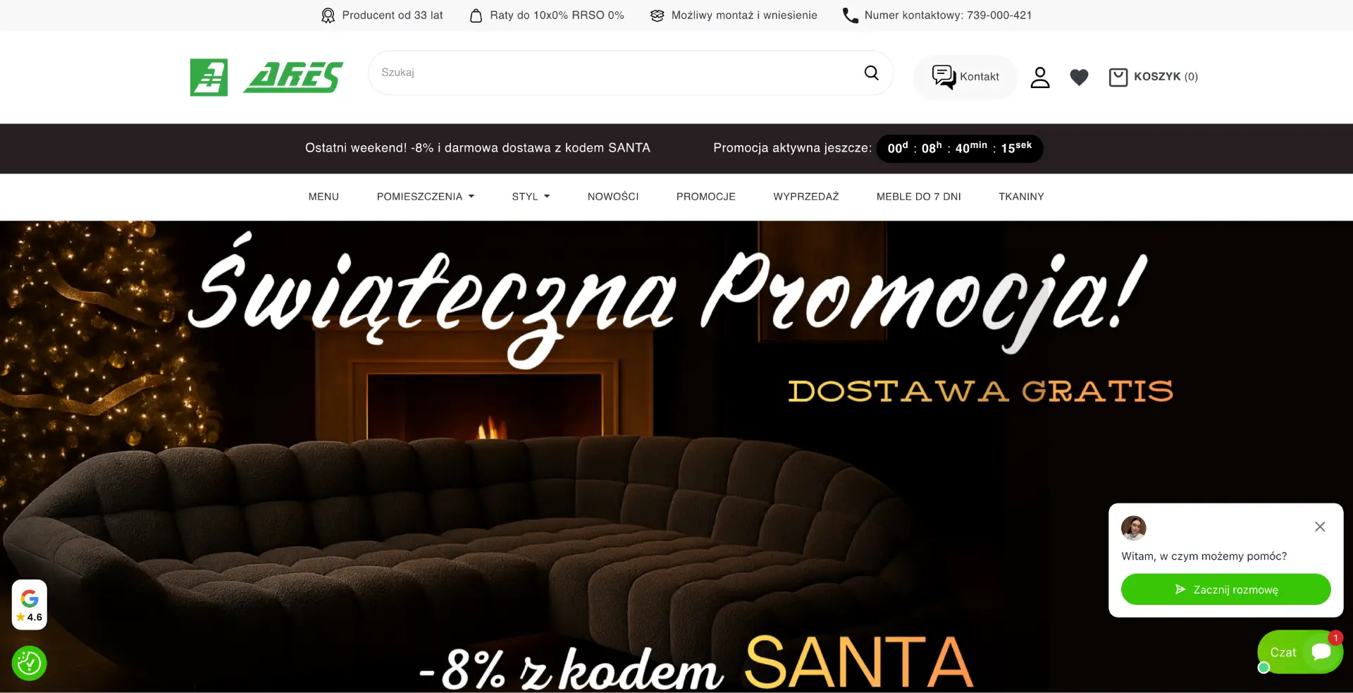 Screenshot of mebleares.pl