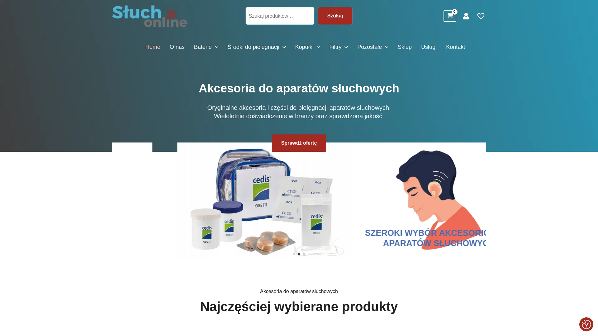 Screenshot of sluchonline.pl