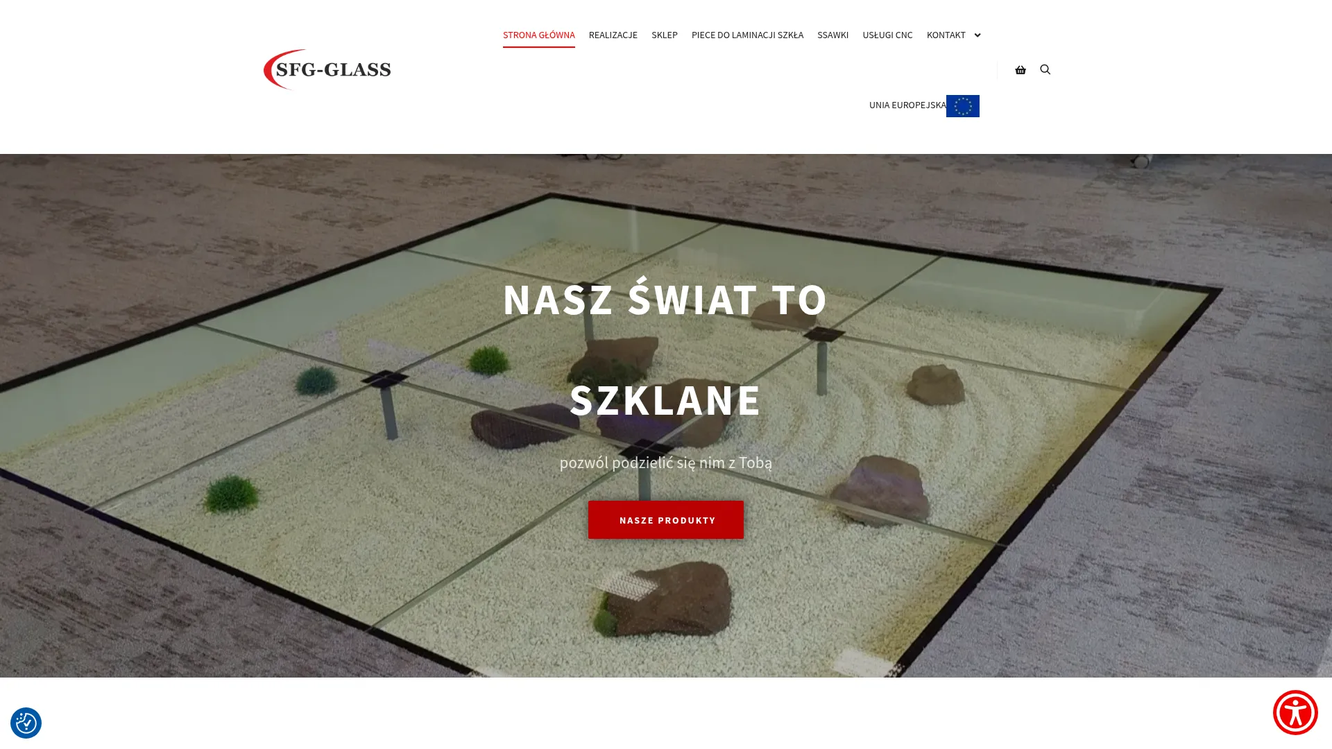 Screenshot of sfgglass.pl