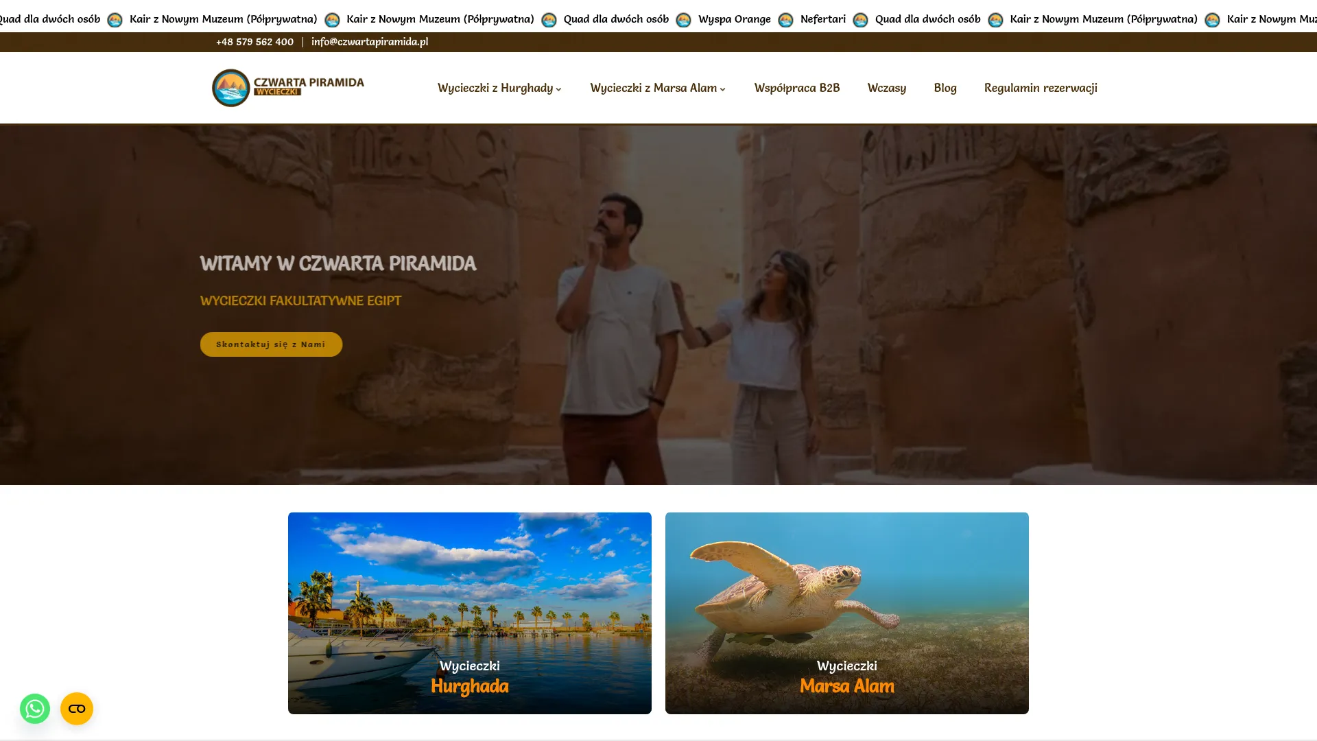 Screenshot of www.czwartapiramida.pl