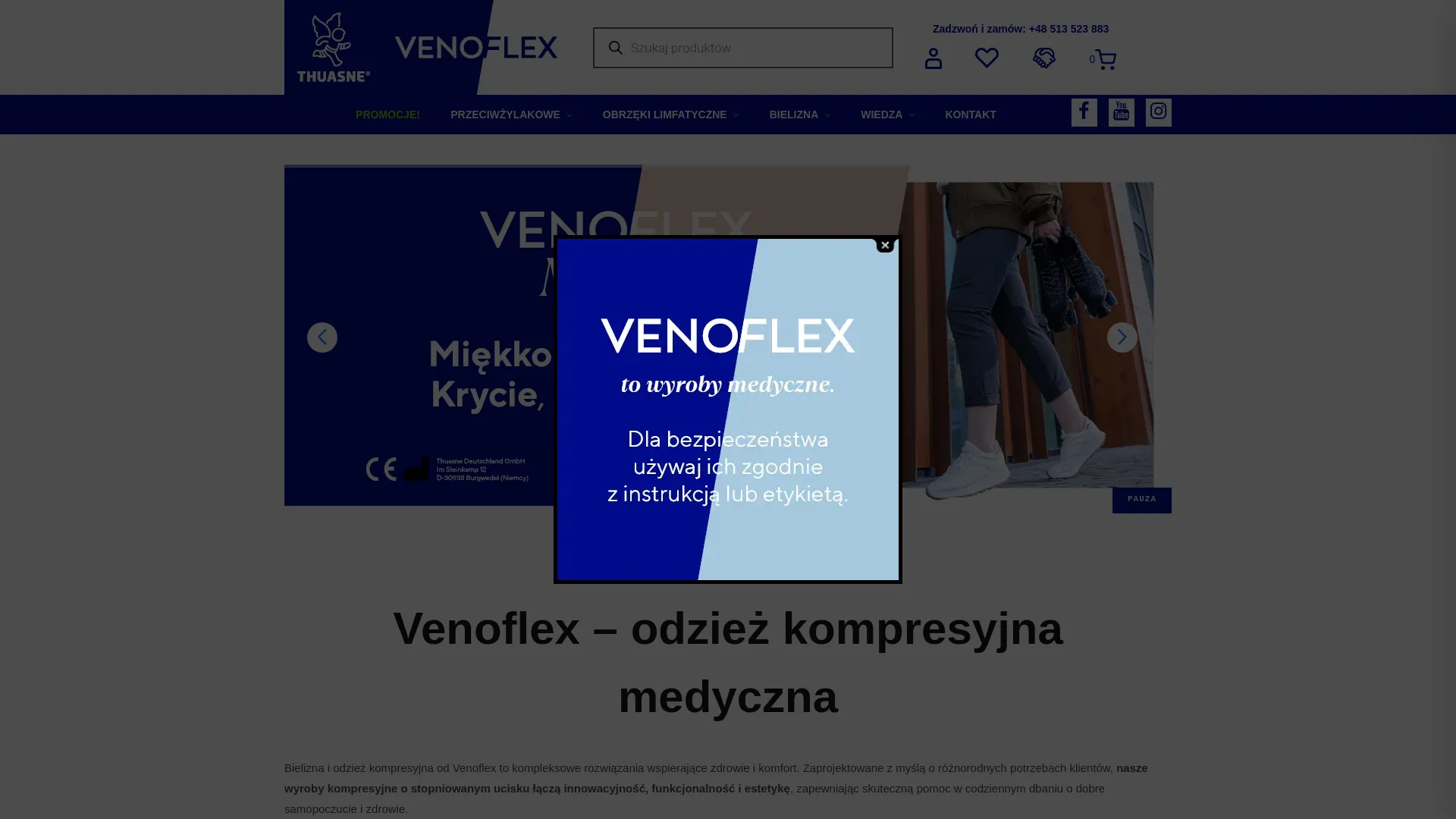 Screenshot of venoflex.pl